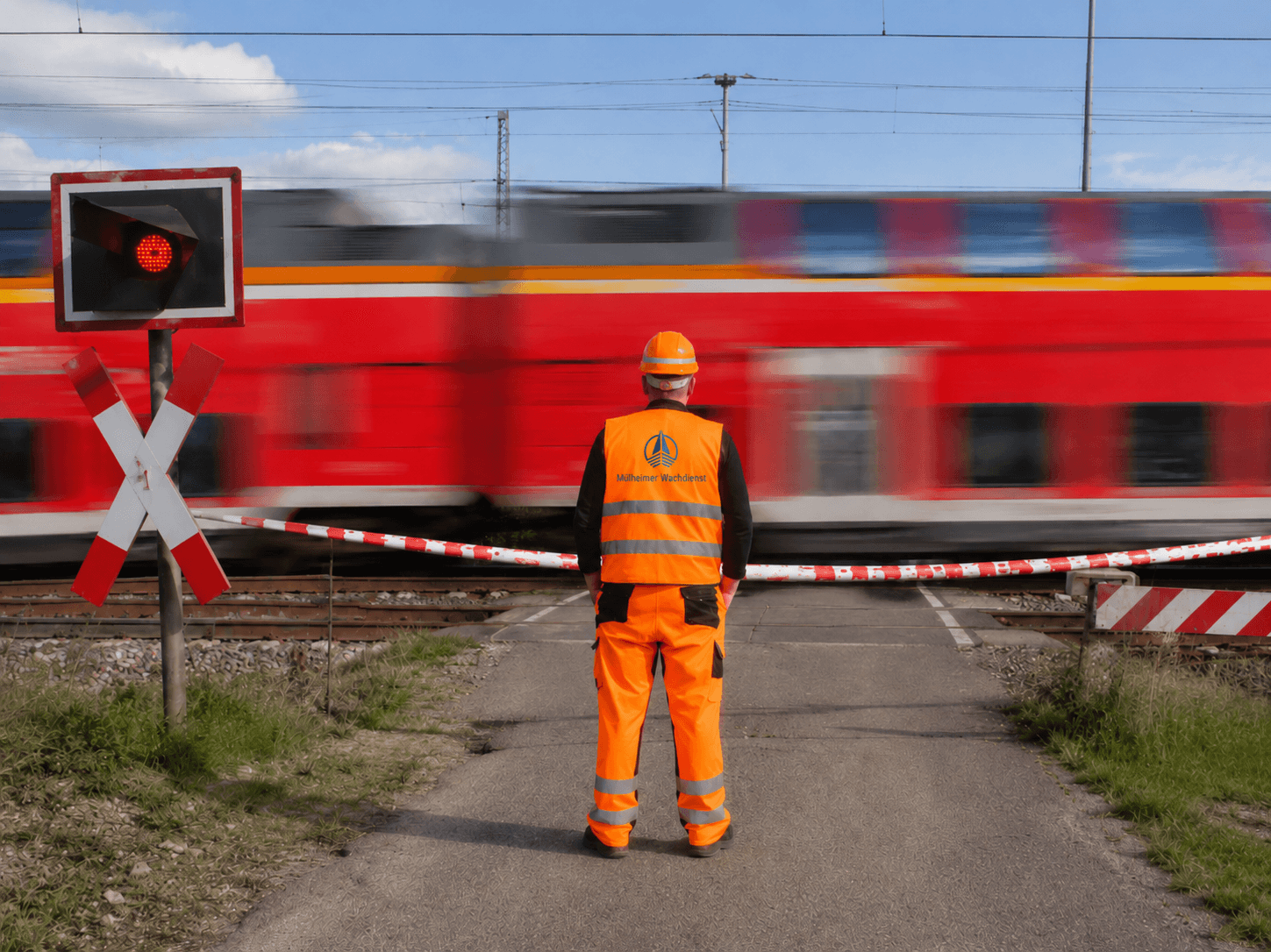 Bahnübergangsposten – Mülheimer Wachdienst